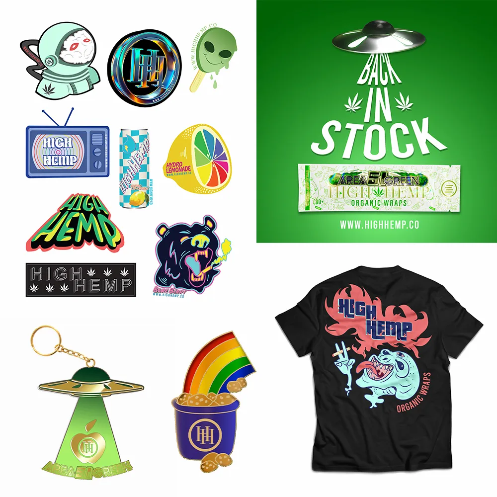 High Hemp visual design