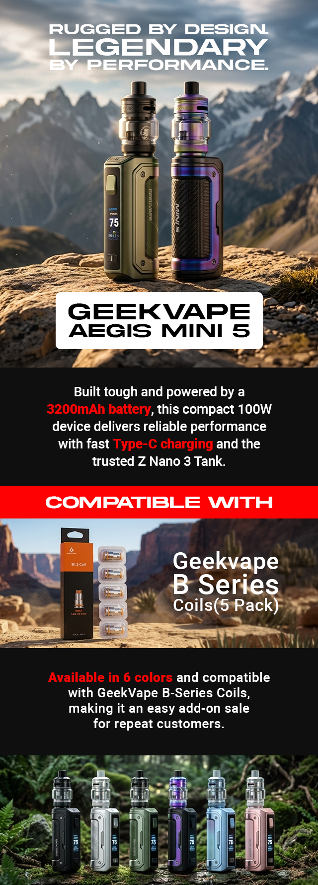 VaporBeast email with AI-generated product imagery 1